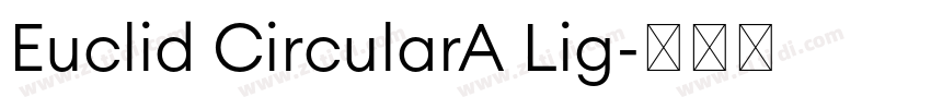 Euclid CircularA Lig字体转换